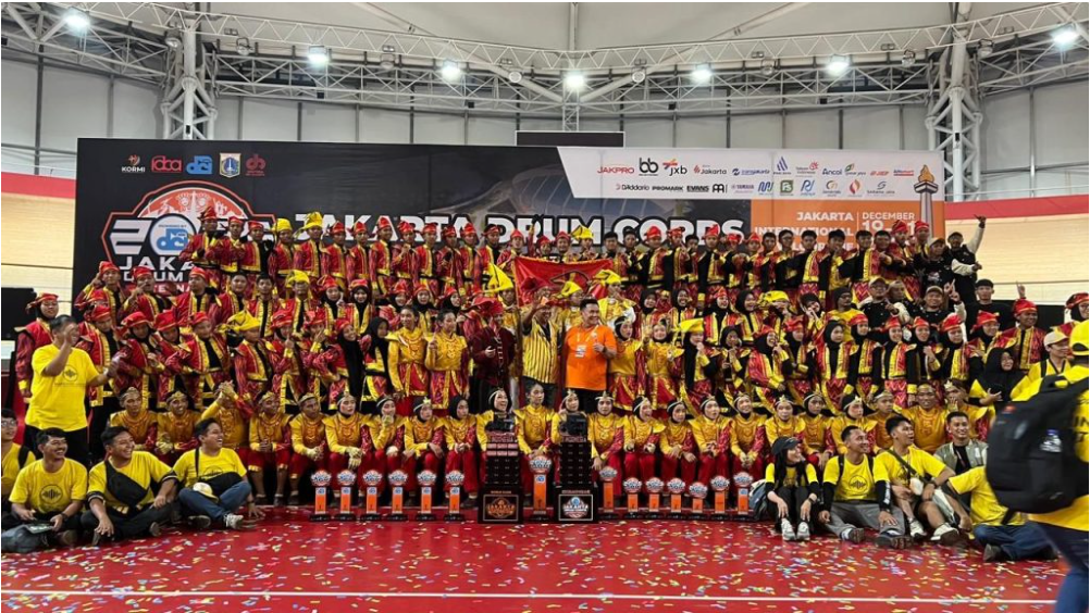 Makassar Mengguncang Jakarta! Drum Corps Binaan Dispora Sabet Juara Umum JDCI 2025